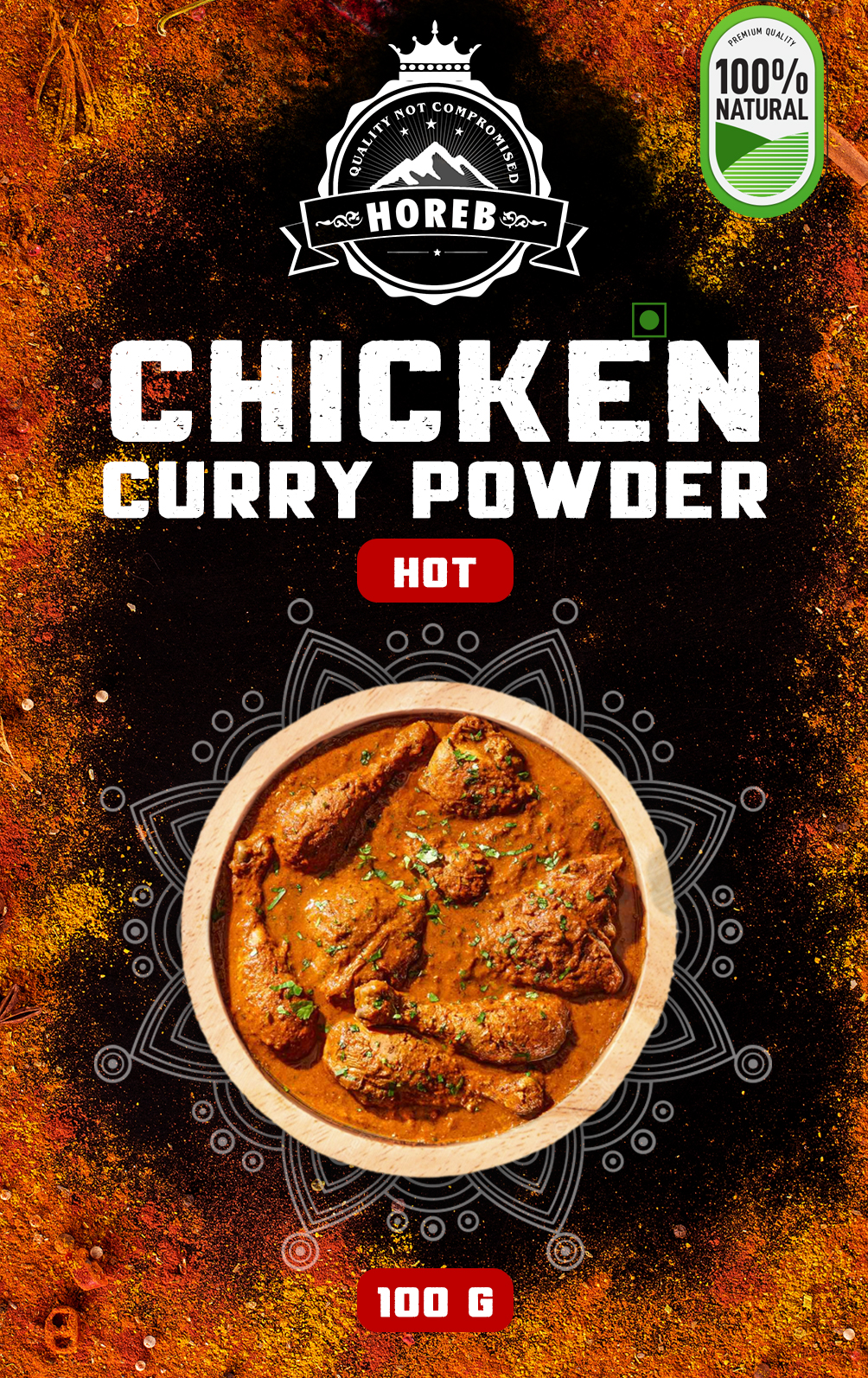 Chicken Curry Hot - Front